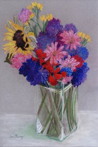 ヤンの花2010、（パステル）